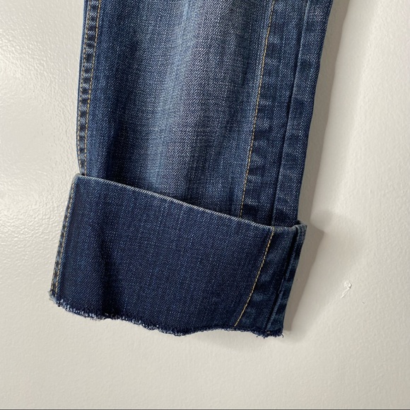 Vintage Y2K bebe Cuffed Crop Jean Capris - Picture 3 of 8